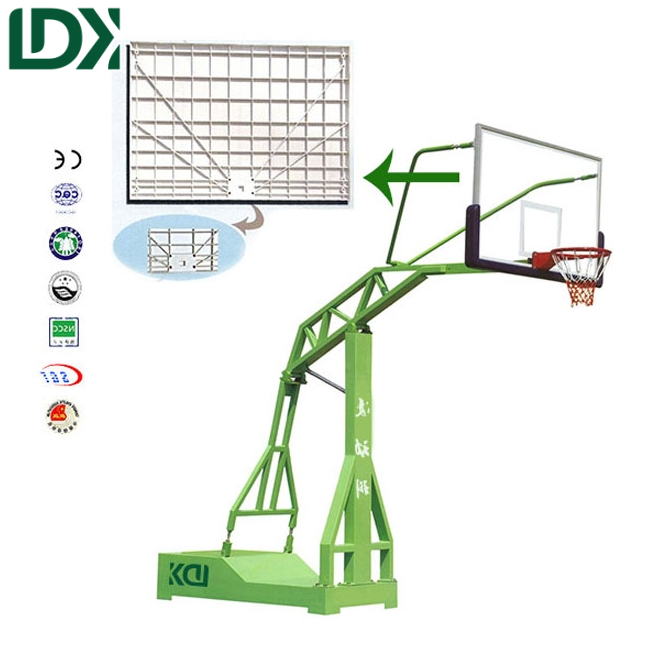 Cheap Basketball Stand Manual Hydraulic Portable Indoor Or Outdoor Basketball Hoop
