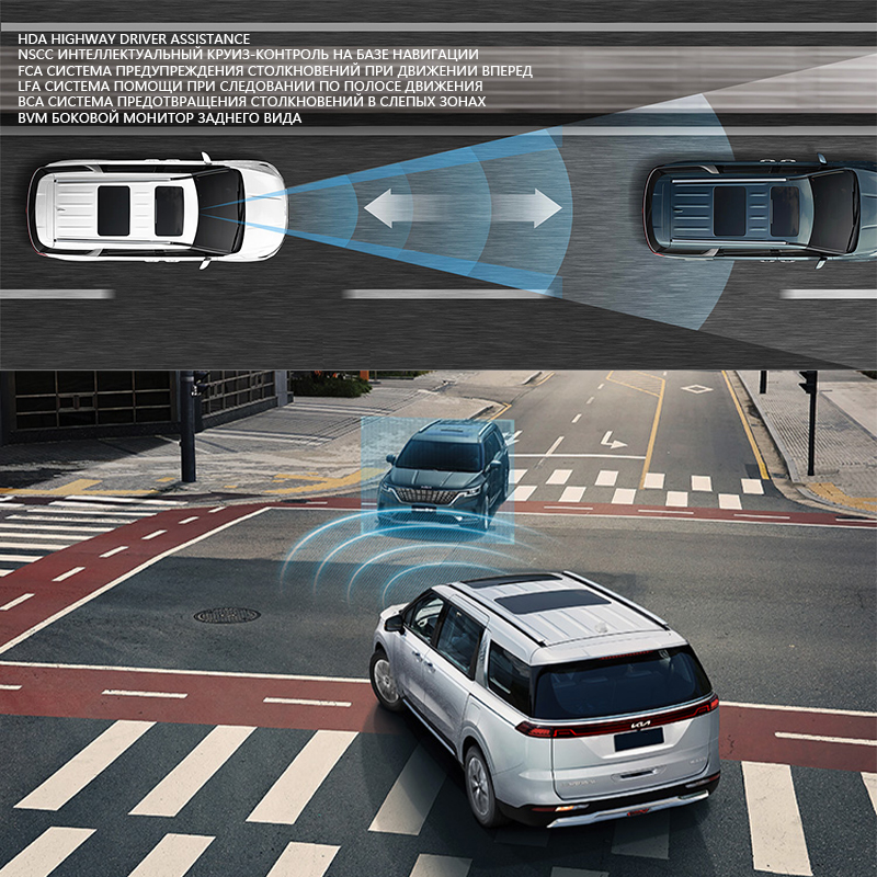 2024 Kia Carnival SUV Jiahua Carnival Van Chinese Gasoline MPV with Leather Seats and Automatic Transmission