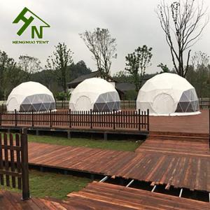 Quality White 3 People Small Geo Dome Tent For Living wholesale