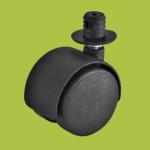 furniture plastic casters insert stem black caster Nylon Iron