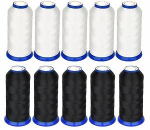 Quality 8.5G/D PA66 Bonded Dyed Nylon Yarn 500D/3 For Sewing Leather wholesale