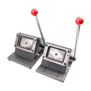 Quality Portable PVC Card Die Cutter Manual CR80 Die Cutting Machine 5.23KG Black Home Office wholesale