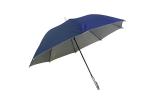 Sun Protection Rain Stick Golf Umbrella Inner Layer Silver Glue Coating