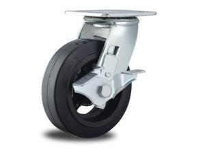 Quality Side Brake Rubber cast iron Caster wholesale