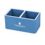 hotel leather sets blue / white pu compedium folder for 5-star hotel guest