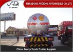 10 Wheelers LPG LNG Fuel Transfer Trailer 3*13 Ton FUWA Axles Carbon Steel Tank
