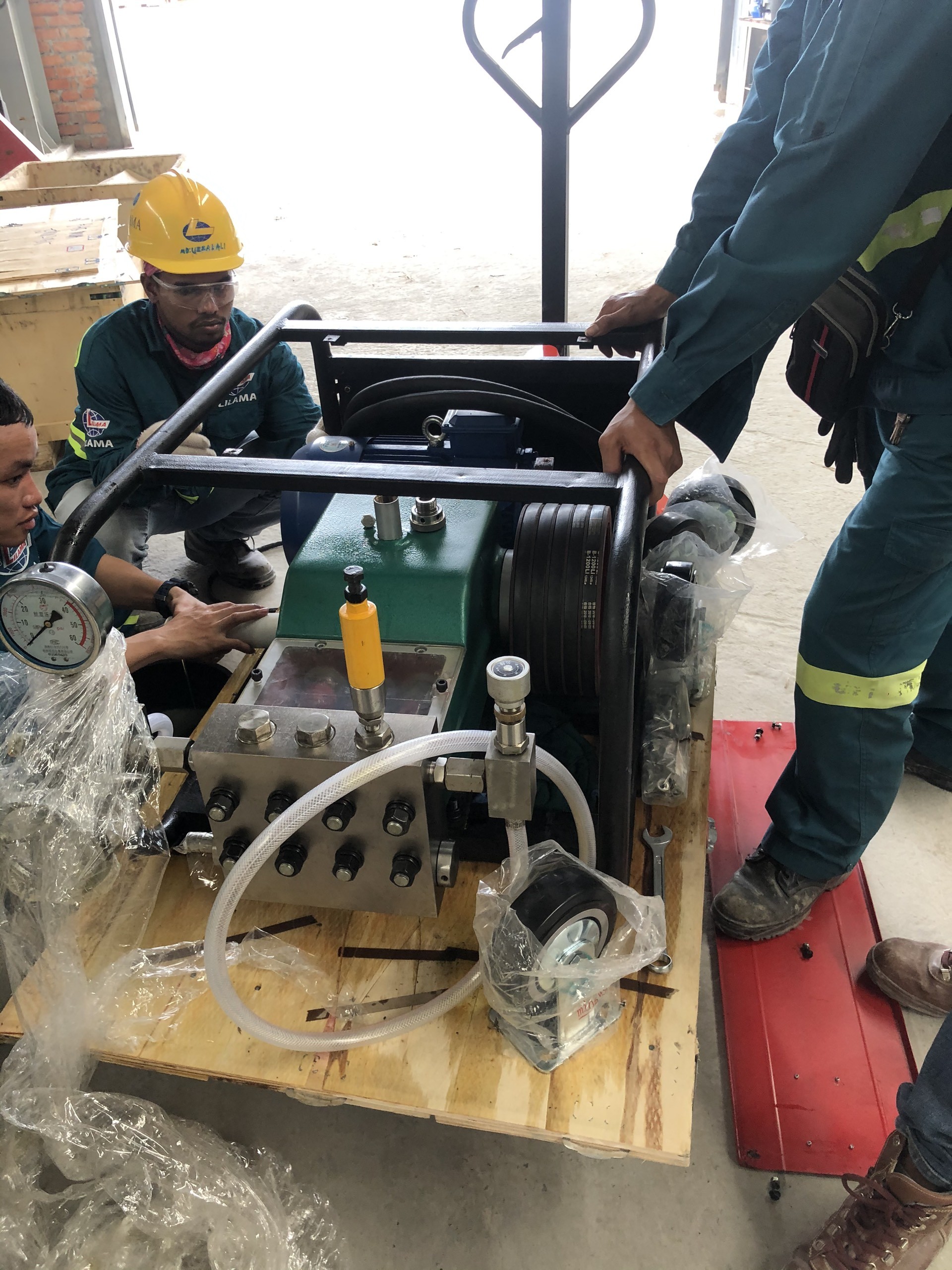 7.5kw Electric hydro test pump manufacturers hydraulic testing pump
