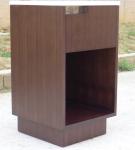 Wooden hotel furniture stone top night stand/bed side table NT-0004