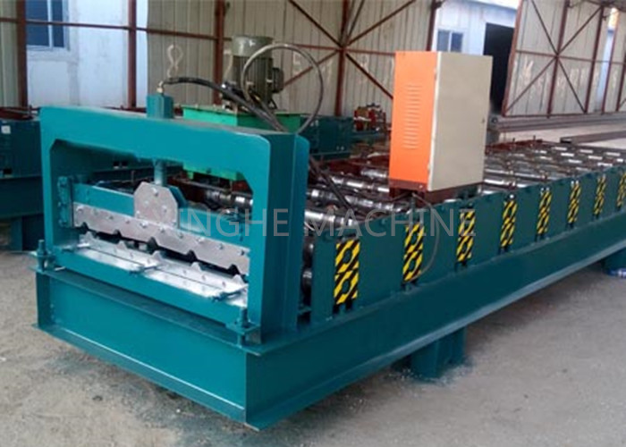 PCL Control Roofing Sheet Roll Forming Machine With Plate Bending Machine