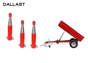 Quality Agricultural Telescopic Hydraulic Ram Dump Truck Trailer Tipper wholesale