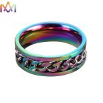 304 Stainless Steel Twist Chain Ring