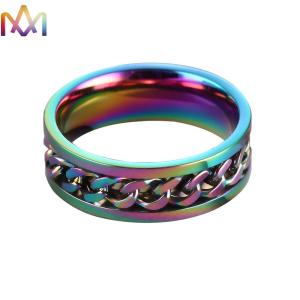 Quality 304 Stainless Steel Twist Chain Ring wholesale