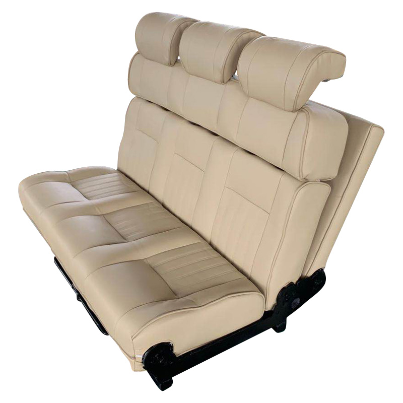 new design luxury car seats bed RV car back seat bed 3 seat with recliner backrest