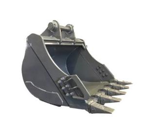 Quality 1-5 Ton Excavator Rock Bucket Hardox500 Material Gray Color wholesale