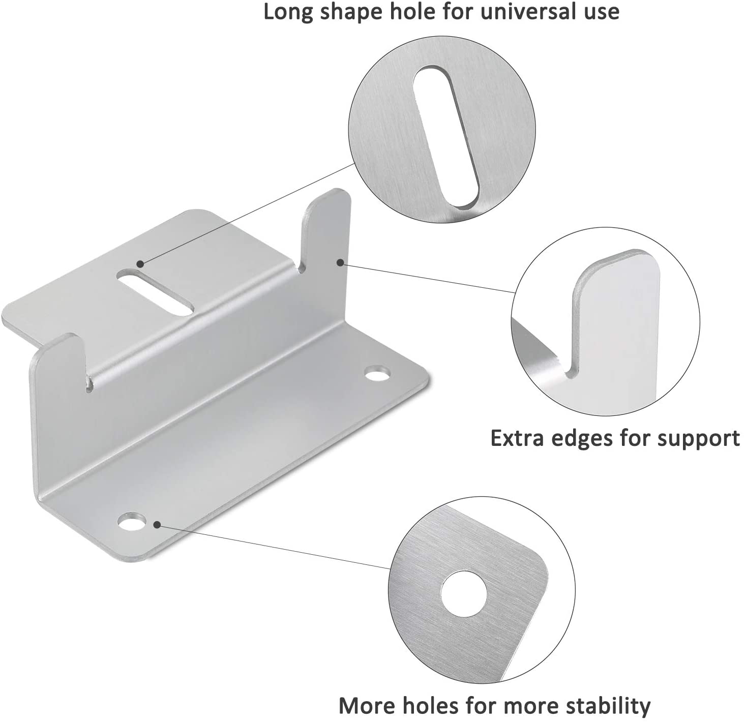 Powder Coating Solar Panels Mounting Z Brackets Mounts Kit for RV Boat Off Grid Roof