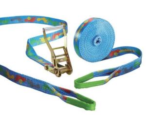 Quality Slackline 50mm*15m , Accroding to EN1492-1, ASME B30.9, AS/NZS 4380 Standard, CE,GS TUV approved wholesale