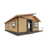 Aluminum Alloy Windows Modified Shipping Container Prefabricated Wooden Leisure