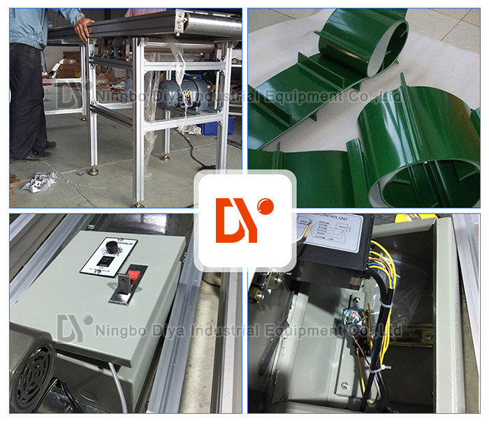 Roller Track Assembly Line Conveyor , Flexible Assembly Line For Working Tables