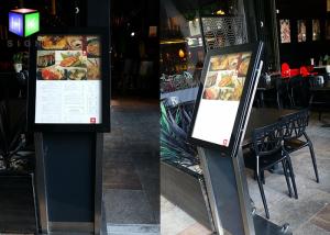 Quality Outside Wall Picture Edge Lit Light Box , LED Outdoor Light Box Signs wholesale