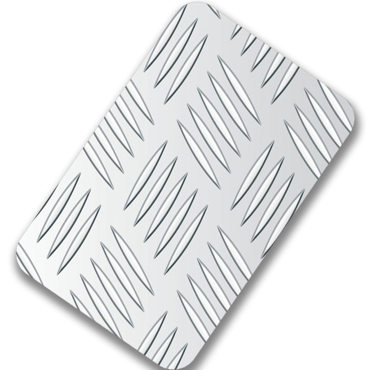 316 Stamped Finish Decorative Checkered Stainless Steel Sheet 1mm thick ASTM