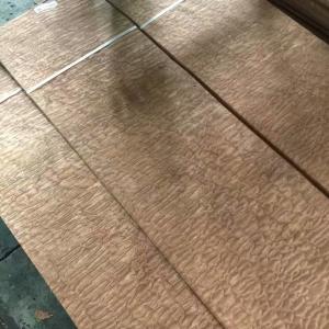 Quality 0.6mm Natural Sapeli Sapele Pommele Sliced Wood Veneer for Furniture Plywood Architectural Woodwork and Interior Decor wholesale