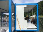 2017 Unique fashion modular steel frame prefab container house for people life