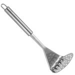 1 Piece Stainless Steel Bamboo Potato Masher for Vegetable Puree Kitchen