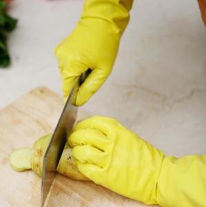 Quality Reused Latex Kitchen Waterproof 50g Household Gloves wholesale