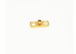 2 Holes SMPM RF Connector Flange Mount Right Angle CSMP Male Coaxial Connectors