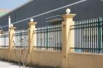 Modern Design Wrought Iron Fence Railing Waterproof Environmentally Friendly