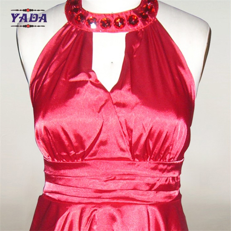 Women fashion sexy satin casual wrap women ladies dress woman clothes with high quality
