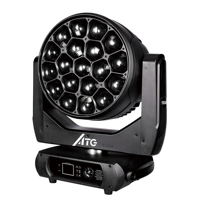 ATG Pixel Control Lens Rotation Dmx512 Control 19pcs*40w 4in1 Bee Eye 40w Event Light