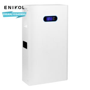 Quality Solar Wall Mounted LiFePo4 Battery 100ah 200ah 5kwh 10kwh Lithium Battery 48V wholesale