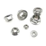 Din 6923 Grade 8 Stainless Steel M8 Flange All Metal Self Locking Nut
