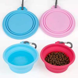 Quality Collapsible Silicone Dog Bowl Feeding Dishes wholesale
