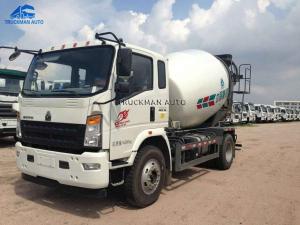 Quality White Euro 4 Light Duty Sinotruk Howo 5 Cbm Mini Concrete Mixer Truck wholesale