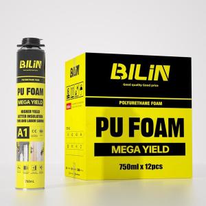 Quality BILIN A1 High Yield Expandable Pu Foam Spray Repairable For Soundproof Barriers wholesale