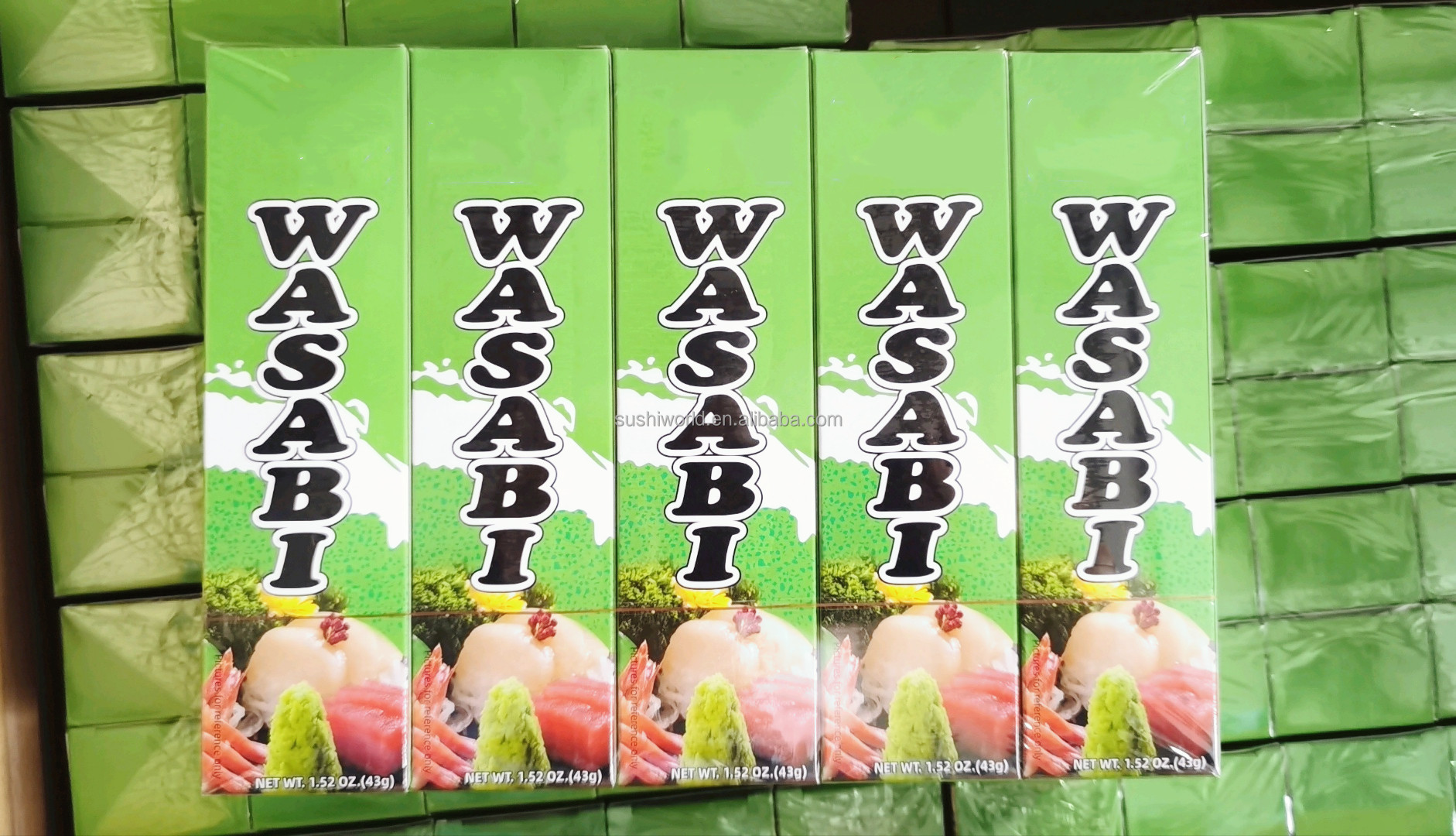 Japanese Mini 43g Wasabi Paste Traditional Japanese Seafood Condiments Seasoning