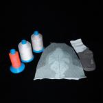 0.20mm Reflective Yarn Embroidery Polyester Customize Color