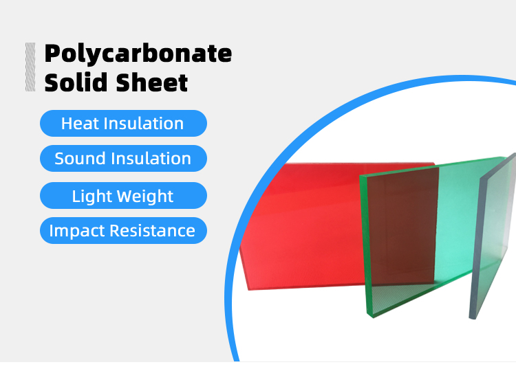 Light Weight 1-18mm Plastic Transparent Roofing Polycarbonate Sheet