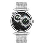 RoHS 44mm Double Dial Watch Personality Technology Fashion Innovation Business