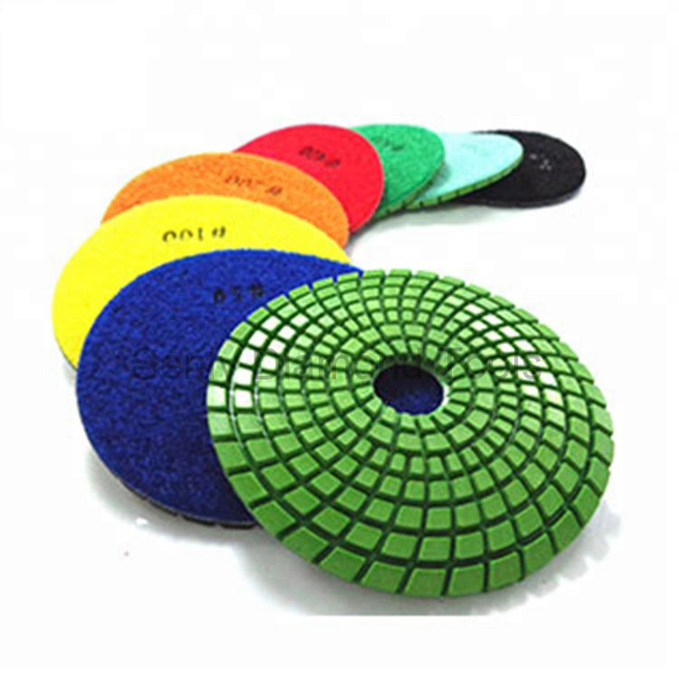 7 Step Wet Diamond Floor Polishing Pads For Concrete / Floor Renovation