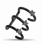 Indian hot sale fashion ear clip non pierced earrings star ear cuff