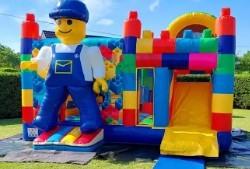 Quality Amusement Park Bounce House Games Block Party Inflatable Combo wholesale