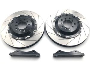 Quality 2pcs 16in Car Wheel Rear Brake Disc Grey Cast Iron HT250 wholesale