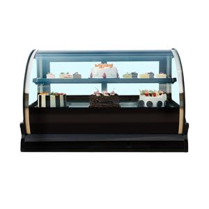 Quality R134a Dual Curved Glass Refrigerated Bakery Display Case 4.2AMPS wholesale