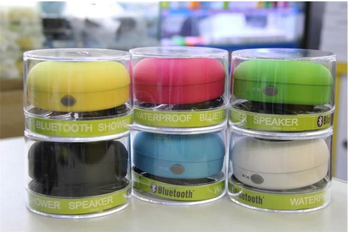 3.5mm Audio Music Bluetooth Speaker Water Resistant With Card Reader Function
