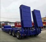 XM Group 4 Axle 50 60 Ton Gooseneck Lowbed Semi Trailer Lowboy Truck Trailer For