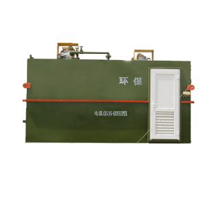 Quality Depends on Capacity 30-200m3/d Rusty Steel Container Type Sewage Treatment Equipment wholesale