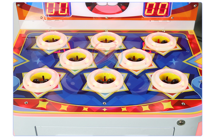 Suitable For All Ages Game Machine With Dirt - Resistant Dark Colors Easy To Maintain Game Machine With A Dreamy Blue Exterior Profit Making Whack A